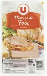 U Express MOUSSE DE FOIE PUR PORC offre