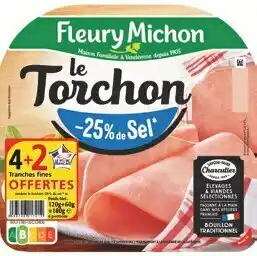 U Express JAMBON CUIT LE TORCHON SANS COUENNE -25% DE SEL offre