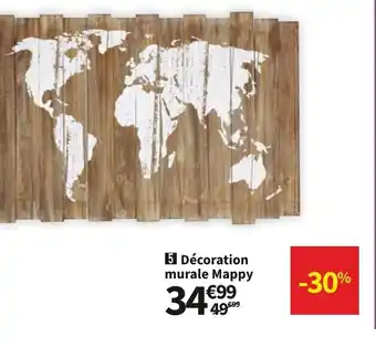 Conforama Décoration Murale Mappy offre