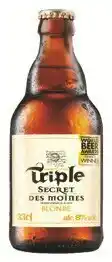 U Express BIERE SECRET DES MOINES 8° offre