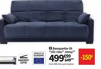 Conforama Banquette-lit "Clic Clac" Jessy offre