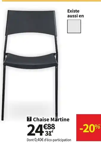 Conforama Chaise Martine offre