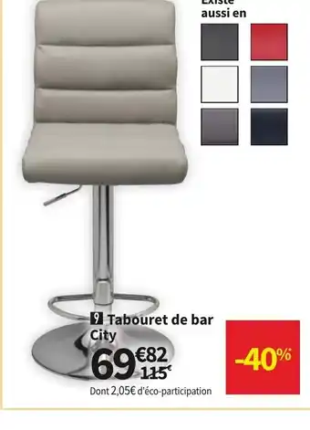 Conforama Tabouret De Bar City offre