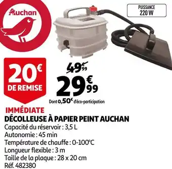Auchan Auchan décolleuse à papier peint offre