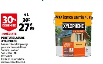 Auchan Xylophene peinture lasure offre
