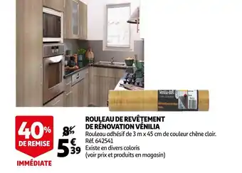 Auchan Rouleau de revêtement de rénovation vénilia offre