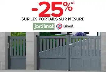 Castorama Jardimat bon plan sur les portails sur mesure jardimat offre