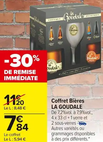 Carrefour Market La goudale coffret bières offre