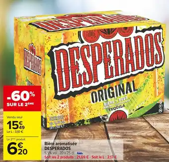 Carrefour Market Desperados bière aromatisée offre