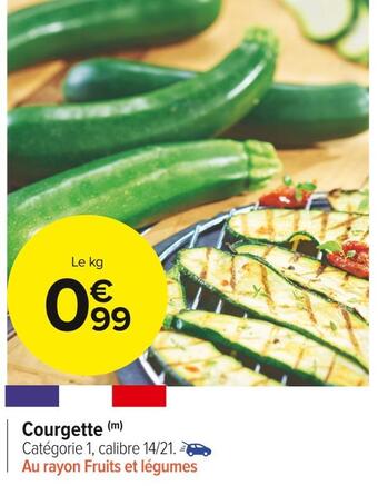 Carrefour Market Courgette offre
