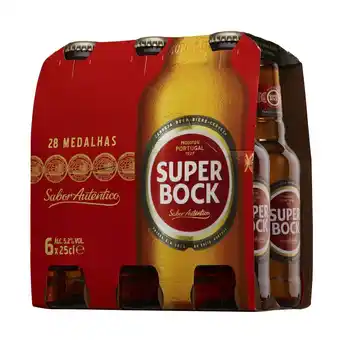 Auchan Bière blonde super bock offre