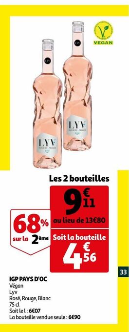 Auchan Igp pays d'oc offre