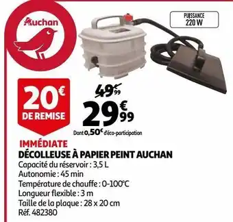 Auchan Décolleuse à papier peint auchan offre