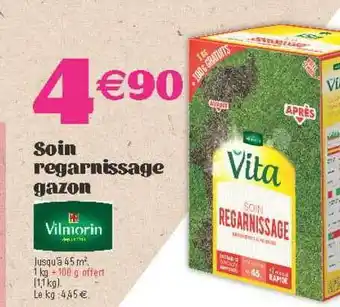 E.Leclerc Soin Regarnissage Gazon Vilmorin Vita offre