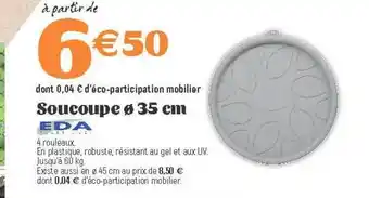 E.Leclerc Soucoupe 35 Cm Eda offre
