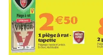 E.Leclerc 1 Piège à Rat - Tapette Protect Expert offre