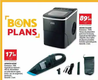 Netto Aspirateur Voiture, Machine à Glaçons offre