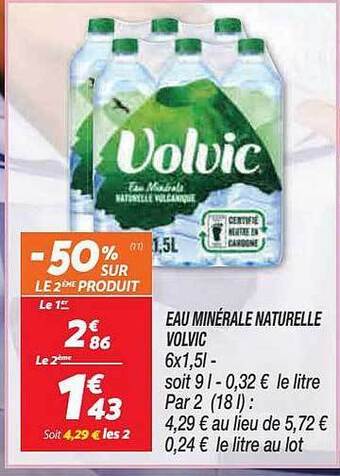 Eau Minérale Naturelle Volvic