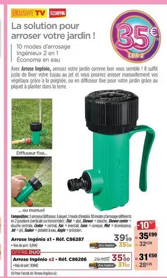 Arrose Ingénio