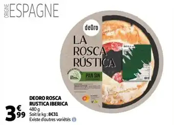 Auchan Deoro rosca rustica iberica offre