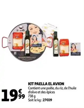 Auchan Kit paella el avion offre