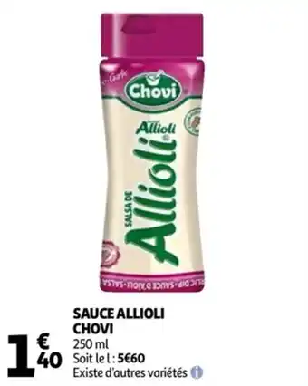 Auchan Sauce allioli chovi offre