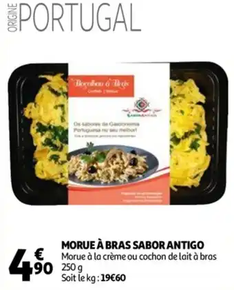 Auchan Morue à bras sabor antigo offre