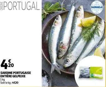 Sardine portugaise entière gelpeixe