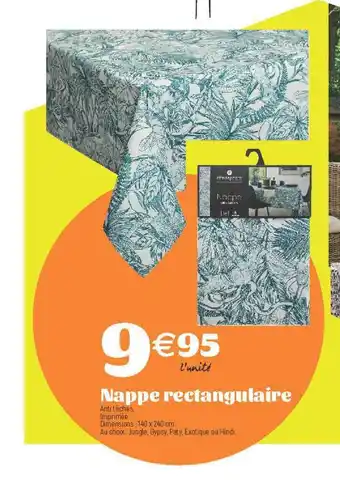 E.Leclerc Nappe Rectangulaire offre