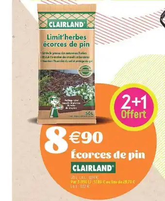 E.Leclerc écorces De Pin Clairland offre