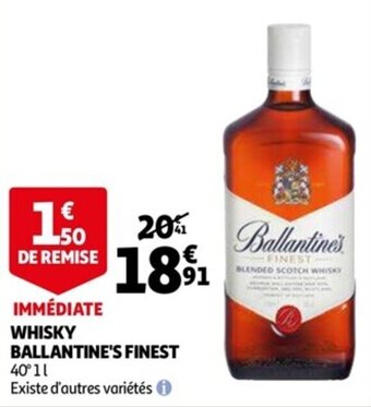 Whisky ballantine's finest