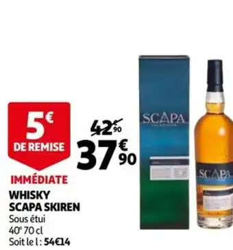 Auchan Whisky scapa skiren offre
