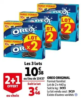 Auchan Oreo original offre