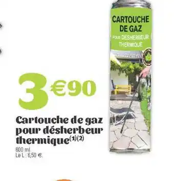 E.Leclerc Cartouche De Gaz Pour Désherbeur Thermique offre