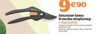 Sécateur Lame Franche Singlestep Fiskars