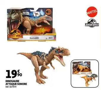 Auchan Dinosaure attaque sonore offre