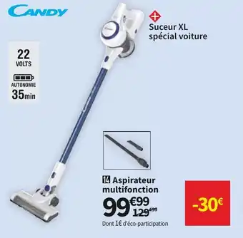 Conforama CANDY aspirateur multifonction offre