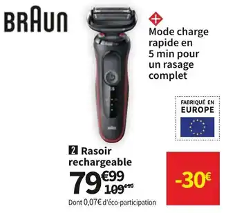 BRAUN rasoir rechargeable