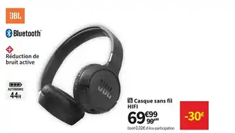 Conforama UBL casque sans fil HIFI offre