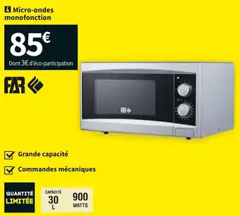 Conforama Micro-ondes monofonction offre