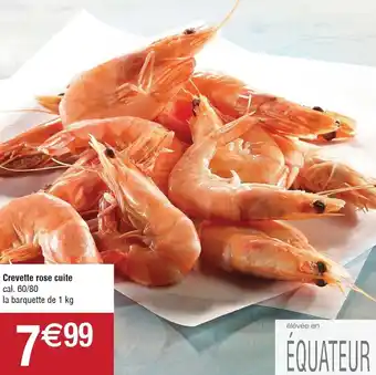 Cora x Carrefour Crevette rose cuite offre