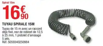 Brico Dépôt Tuyau spirale 15m offre