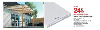 Brico Dépôt Plaque polycarbonate opale offre