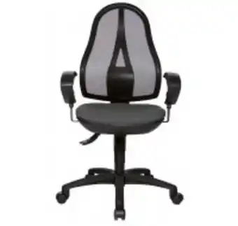 Top Office Chaise de bureau dactylo ply - topstar - noir offre