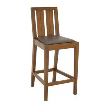 Pier Import Chaise haute de bar en hévéa attan offre