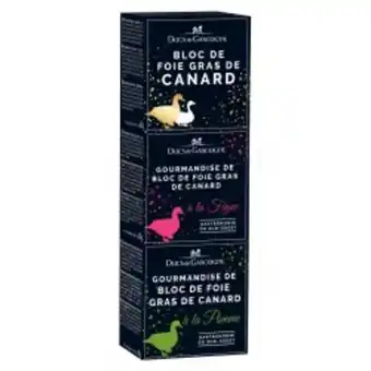 Trio de blocs de foie gras
