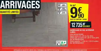 Brico Dépôt Carrelage de sol intérieur LIMA offre