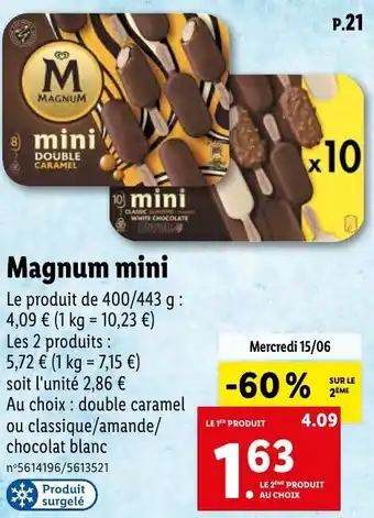 Lidl Magnum mini offre