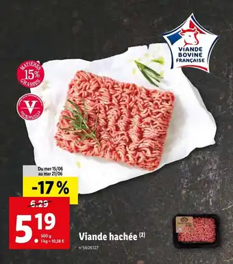 Lidl Viande hachée offre