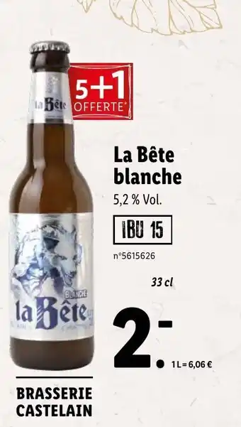 Lidl La bête blanche offre